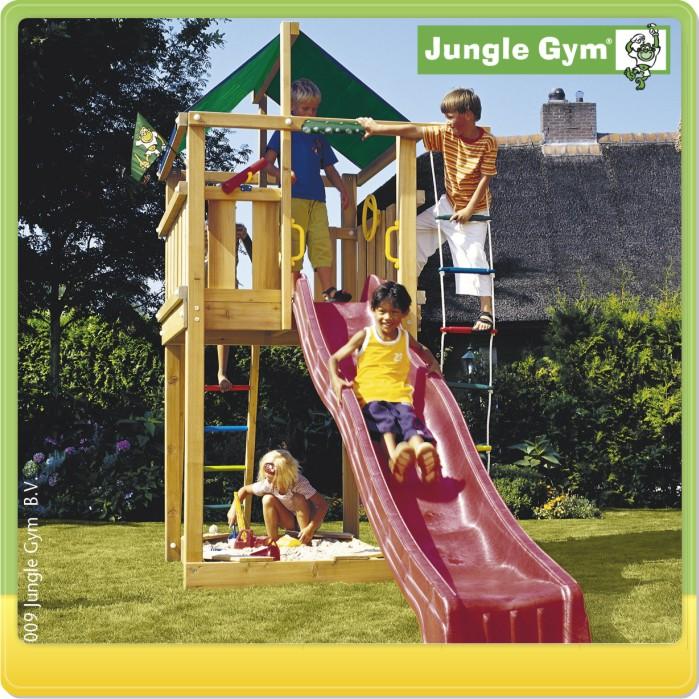 Foto Torre para jugar Jungle Gym Lodge paquete de construcciones