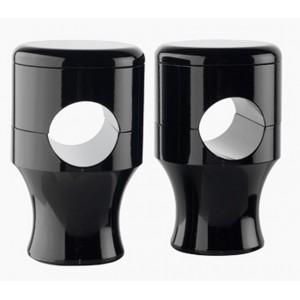 Foto Torretas custom chrome de 5 cm de altura negras