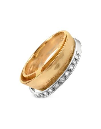 Foto Torrini Anillos, Tama - Anillo Oro Amarillo 18K con Canal Diamantes