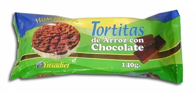 Foto Tortitas de arroz integral (con chocolate)