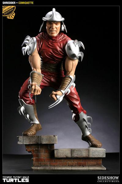 Foto Tortugas Ninja Comiquette 1/5 Shredder Sideshow Exclusive 41 Cm