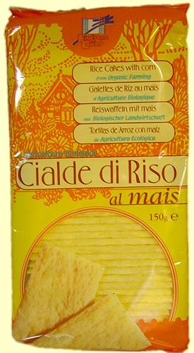 Foto Tostas arroz maíz - bio - La Finestra Sul Cielo - 150 gramo