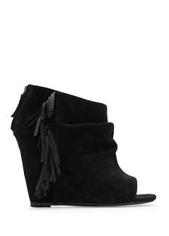 Foto Touch - Botín Ante Flecos negro MANGO