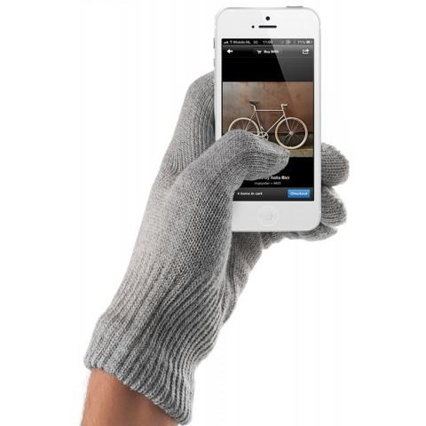 Foto Touchscreen Gloves Natural Gray - Unisex (M/L)