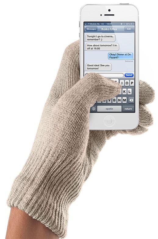 Foto Touchscreen gloves Sandstone - Unisex (S/M)