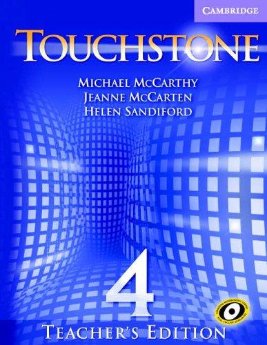 Foto Touchstone Teacher's Edition 4 With Audio Cd (1 Spiral Bound, 1 Cd-Audio)