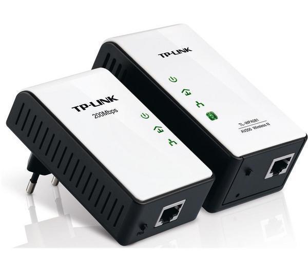 Foto Tp-Link Pack de 2 adaptadores CPL AV200 Inalámbrico N Powerline Extender 200 Mbps TL-WPA281KIT
