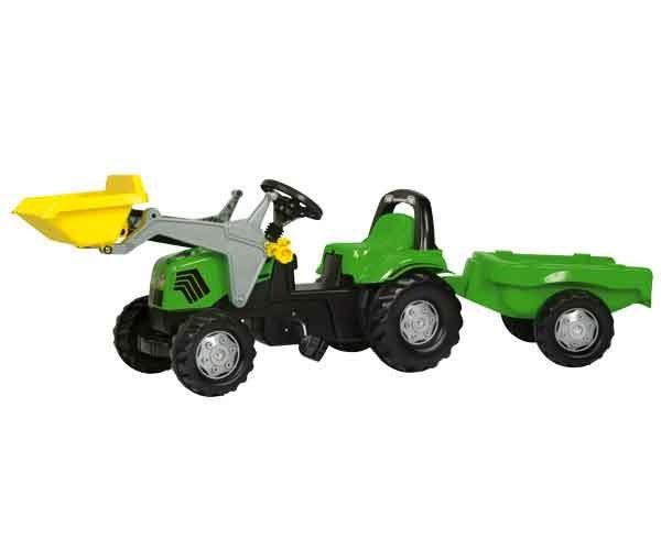 Foto Tractor a pedales deutz-fahr agrolux con pala y remolque