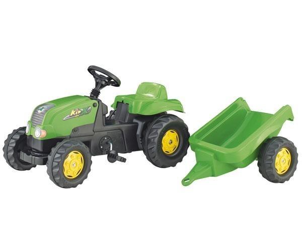 Foto Tractor de pedales rolly kid x con remolque