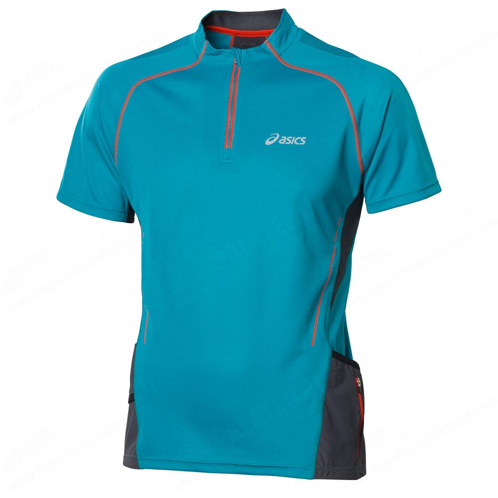 Foto TRAIL SS ZIP TOP MANGA CORTA