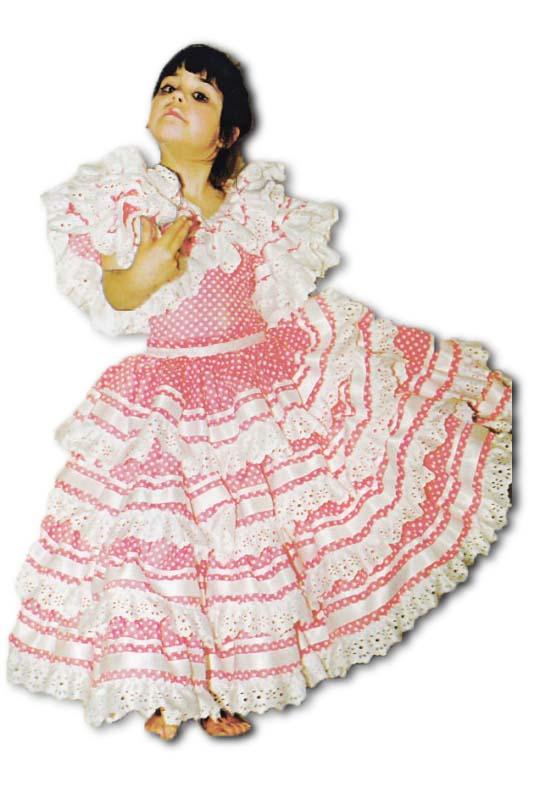 Foto TRAJE DE SEVILLANA SIN CINTAS TALLA 4 AÑOS
