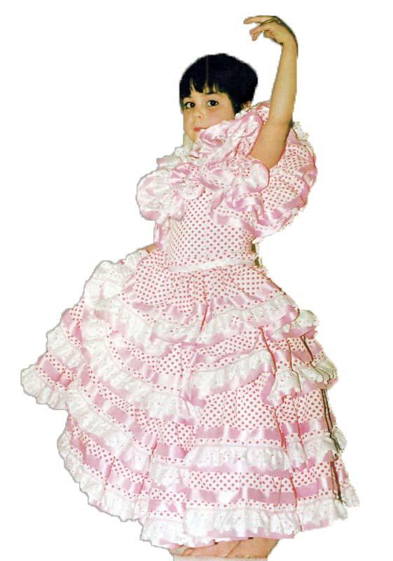 Foto TRAJE DE SEVILLANA SIN CINTAS TALLA 6 AÑOS</