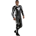 Foto traje/mono dainese stripes lady n-bl
