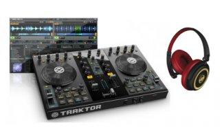 Foto Traktor Kontrol S2 + Reloop RHP-5 Cherry Black