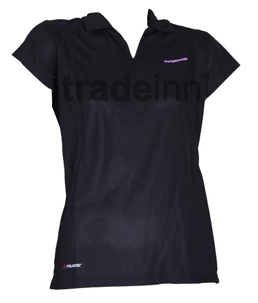 Foto Trangoworld Nela Do Polartec Power Dry Polo Black Woman