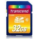 Foto Transcend tarjeta memoria secure digital 32gb sd hc 10 10mb/s