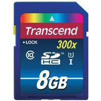 Foto Transcend TRN-TS8GSDU1 - uhs-i premium 300x (8gb) secure digital hi...