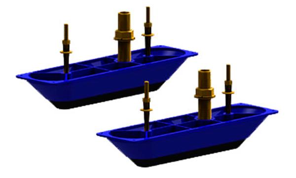 Foto Transductores Lowrance Structurescan Hd Double Thru Hull