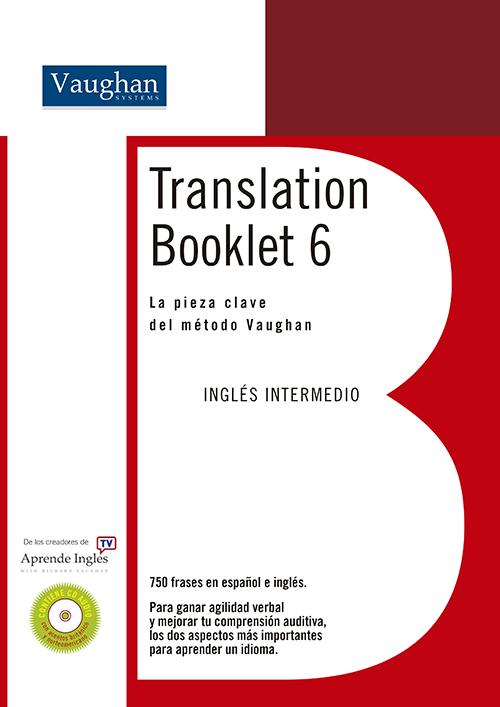 Foto Translation booklet 6: la pieza clave del metodo vaughan (ingles intermedio) (contiene cd) (en papel)