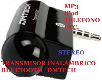 Foto Transmisor Inalámbrico Bluetooth, Dmtech, Para,mp3, Ipod, Telefono, Etc,etc
