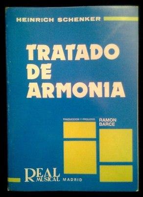Foto Tratado De Armonia - Heinrich Schenker - Spain Libro / Book 1990 - Real Musical