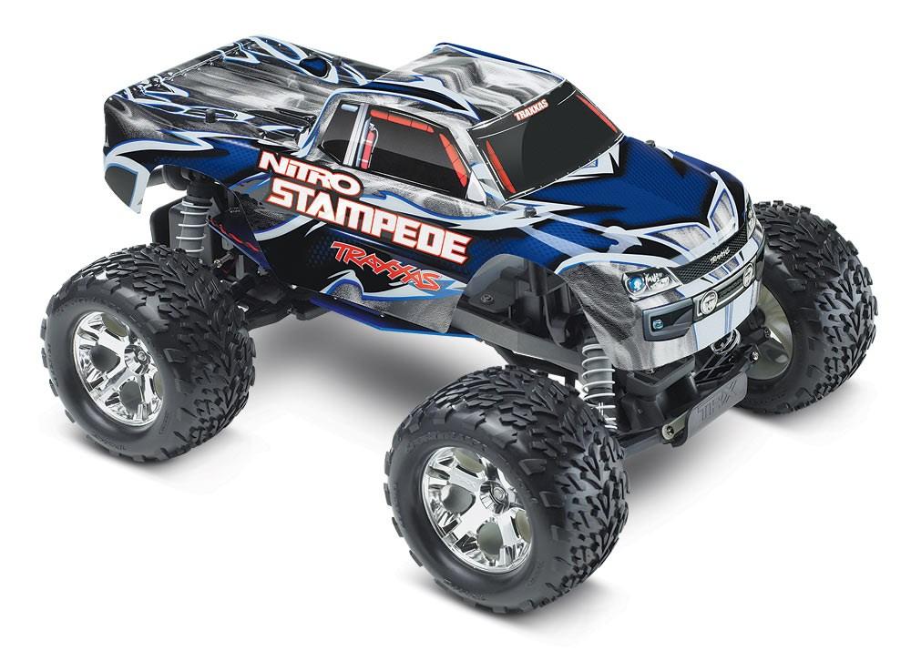 Foto Traxxas 4109 Nitro Stampede: 1/10-Scale Nitro-Powered 2WD Monster Truck modelismo coches rc (azul)