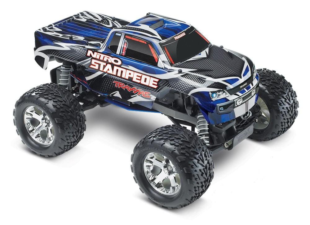Foto Traxxas 4109 Nitro Stampede: 1/10-Scale Nitro-Powered 2WD Monster Truck modelismo coches rc (Gris)