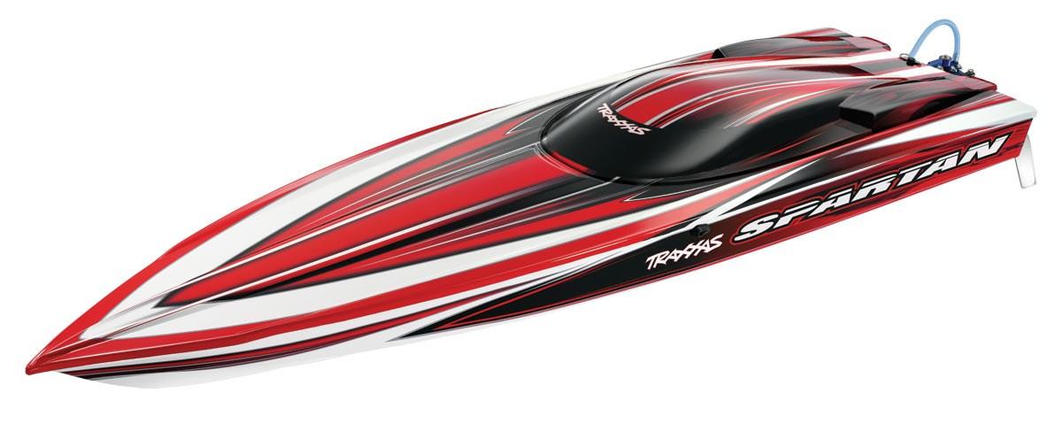 Foto Traxxas 5707 Spartan Brushless Race Boat (Rojo)