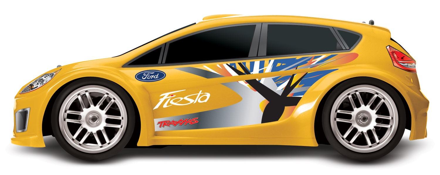 Foto Traxxas 7305 Ford Fiesta 4WD RTR modelismo coches rc (amarillo)