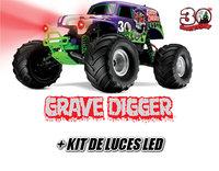 Foto traxxas Grave Digger 30 Aniversario + Kit luz led