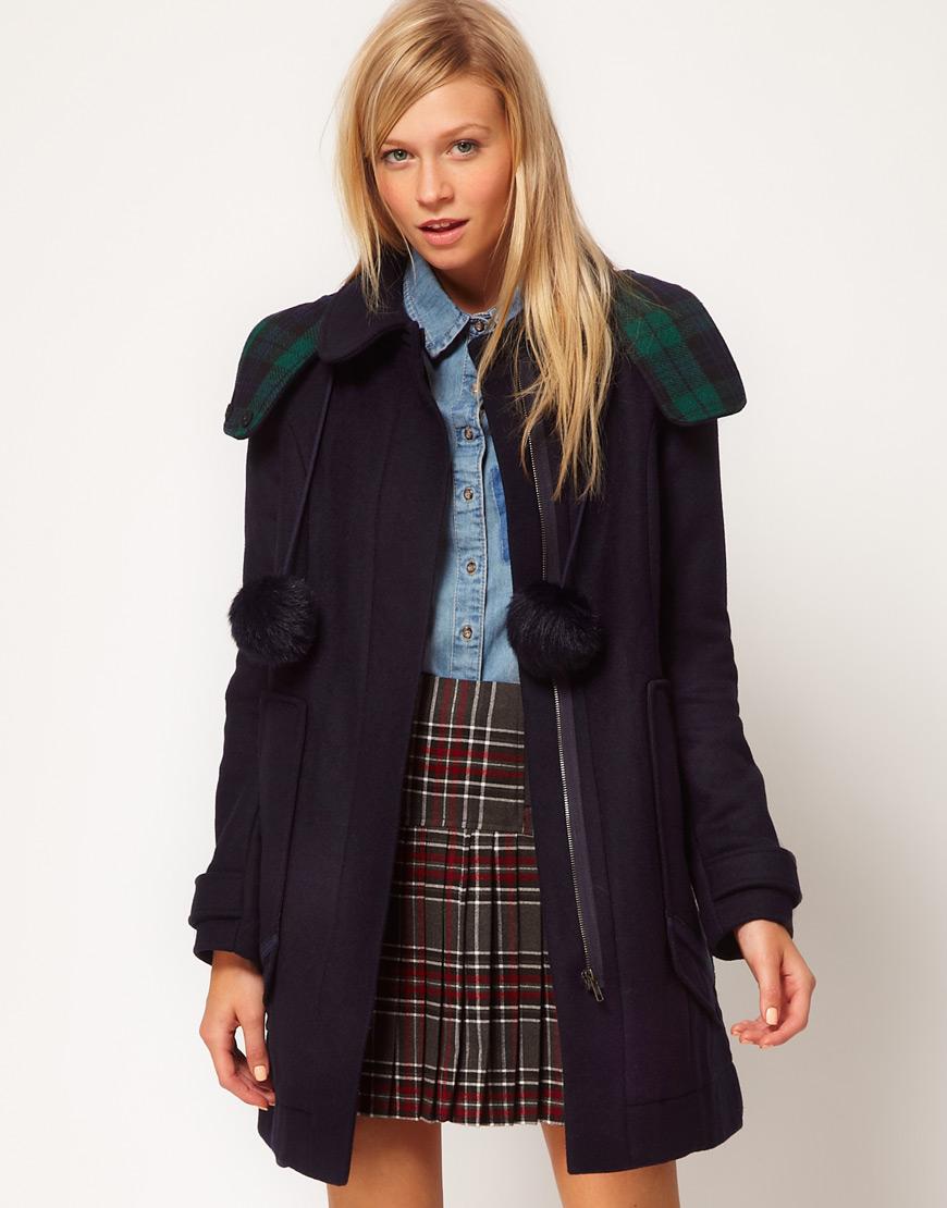 Foto Trenca procesada de ASOS Azul marino