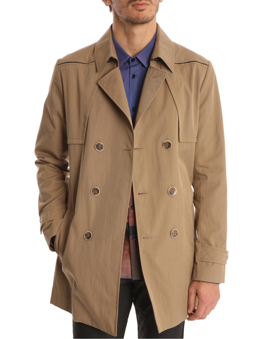Foto Trench beige Gary con cinturón impermeable