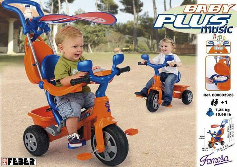 Foto Triciclo baby plus music