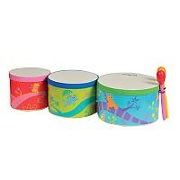 Foto Trio bongo - 3 tambores - juguetes boikido