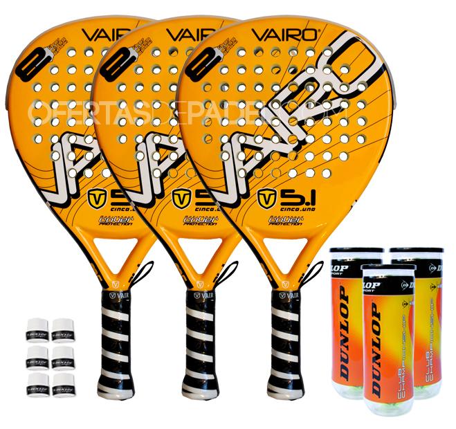 Foto Tripack de pádel Vairo Across 5.1 2012