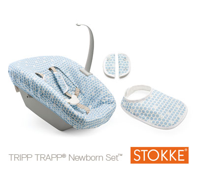 Foto Tripp Trapp® Stokke® Newborn Textile Set - Motas Azul
