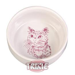 Foto Trixie Comed. cerámico gatos, motivos, 0.3l diámetro 11cm, bl.