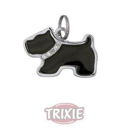 Foto Trixie Placa Identificativa, forma perro, 35x25 mm