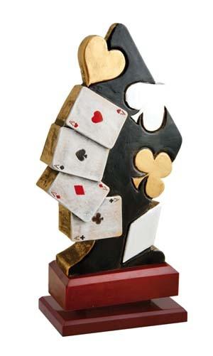 Foto Trofeo copa 1680 cartas poker