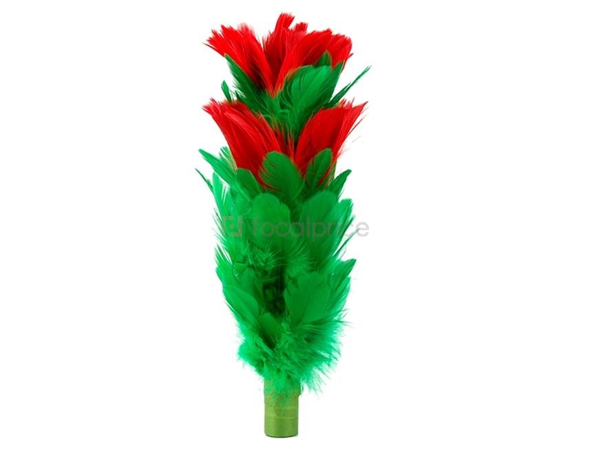 Foto Trucos de magia del cambio del color Blooming Feather Flower Tube (rojo)
