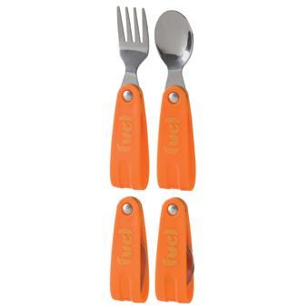 Foto Trudeau Fuel 2 piece foldable cutlery set Orange