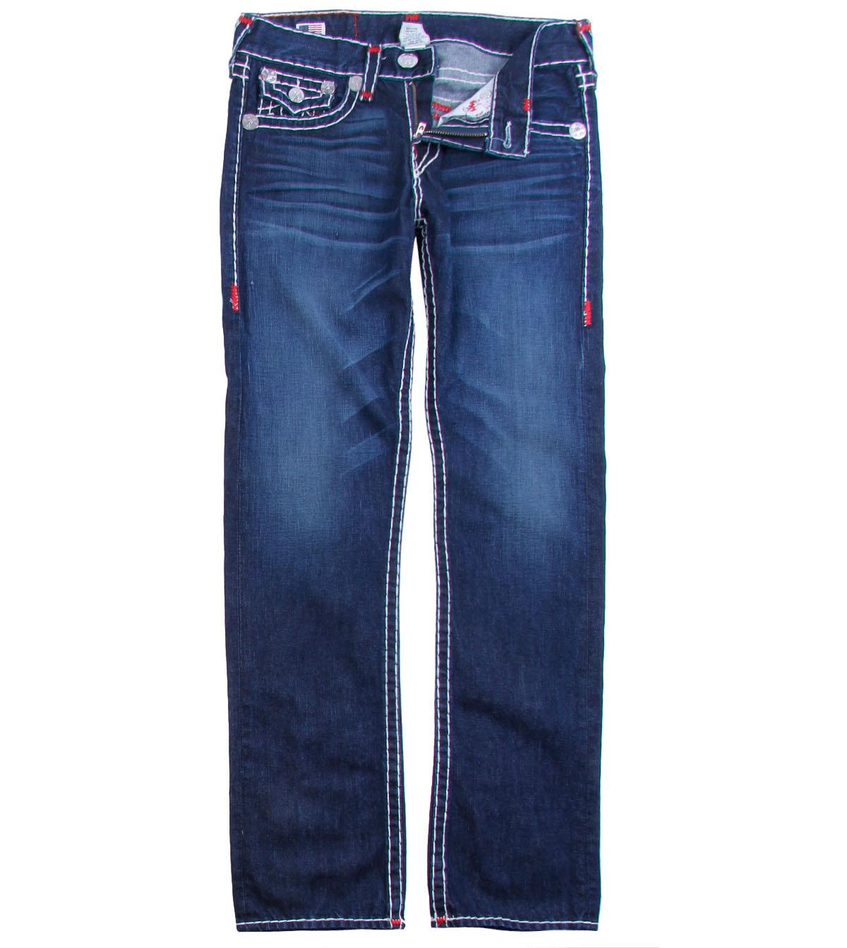 Foto True Religion Dark Blue Heavy Denim Jeans-30R