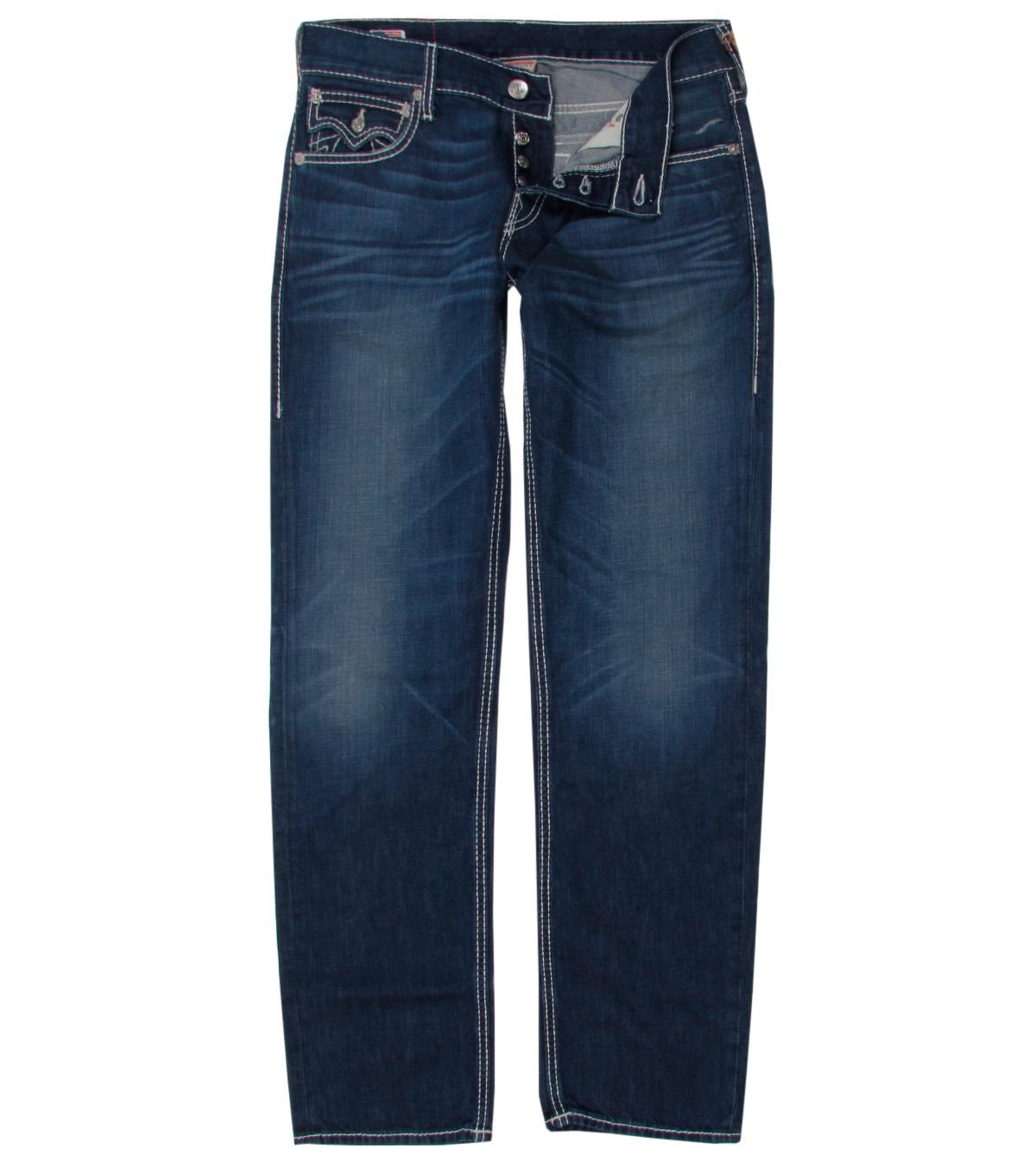 Foto True Religion Mid Blue Wash Jack Jeans-38L