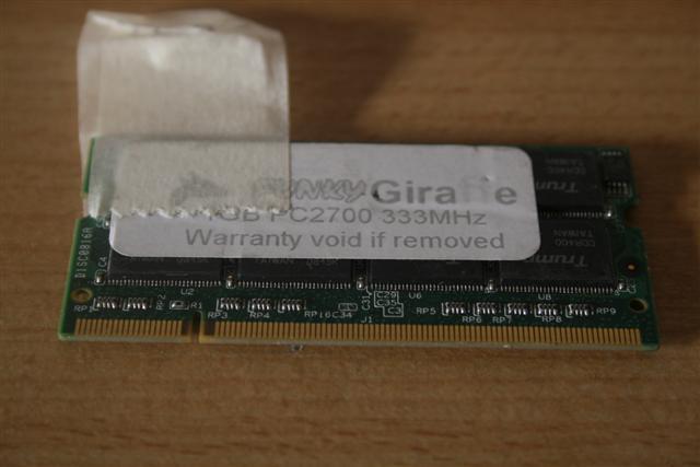 Foto Trump 1Gb PC2700 333Mhz portátil de memoria DDR-RAM 200PIN