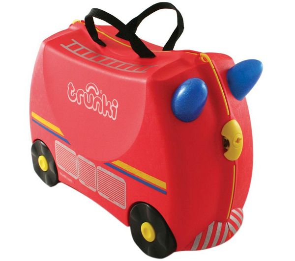 Foto Trunki trunki freddie maleta de 4 ruedas 30cm roja (9220007) + cargado