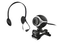 Foto Trust 17028 - exis chatpack webcam and headset (black)