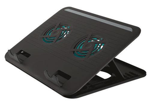 Foto Trust cyclone notebook cooling stand, 320 x 25 x 275 mm, for po