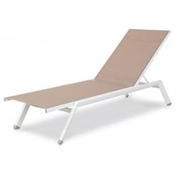 Foto TT929 Tumbona/silla de playa de aluminio y textilene, regulable en ...
