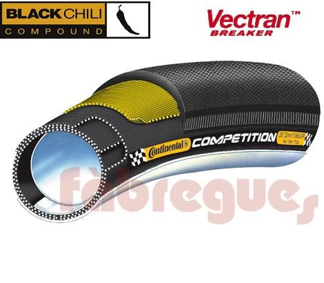 Foto Tubular Continental Competition 700x19 Negro 230gr.
