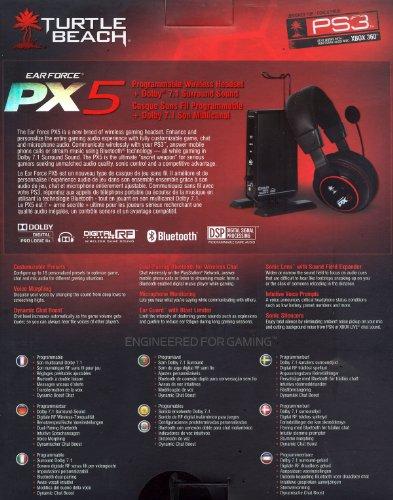 Foto Turtle Beach Ear Force PX5 Programmable Wireless Headset (PS3) [Importación inglesa]